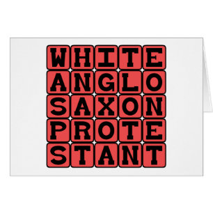 Protestant anglo-saxon blanc, WASP