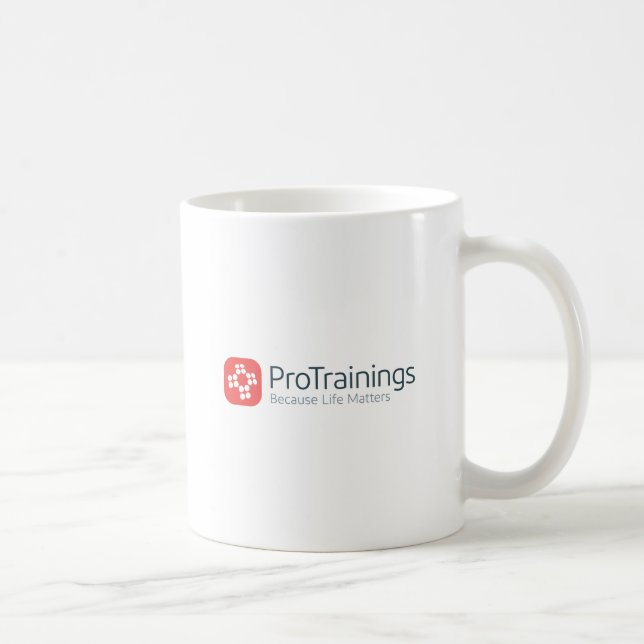 ProTrainings Logo Merch Coffee Mug (Droite)