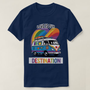 Proud Camper - T-shirt Pride RV Arc-en-ciel