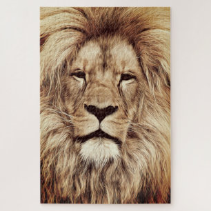 Proud Lion Jigsaw Puzzle Face
