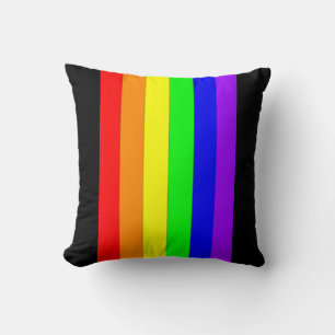 Proud Loud 2 Rainbow Fine Art Coussin