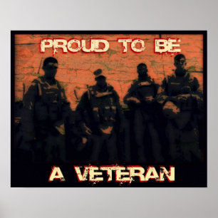Proud to be a Veteran Poster