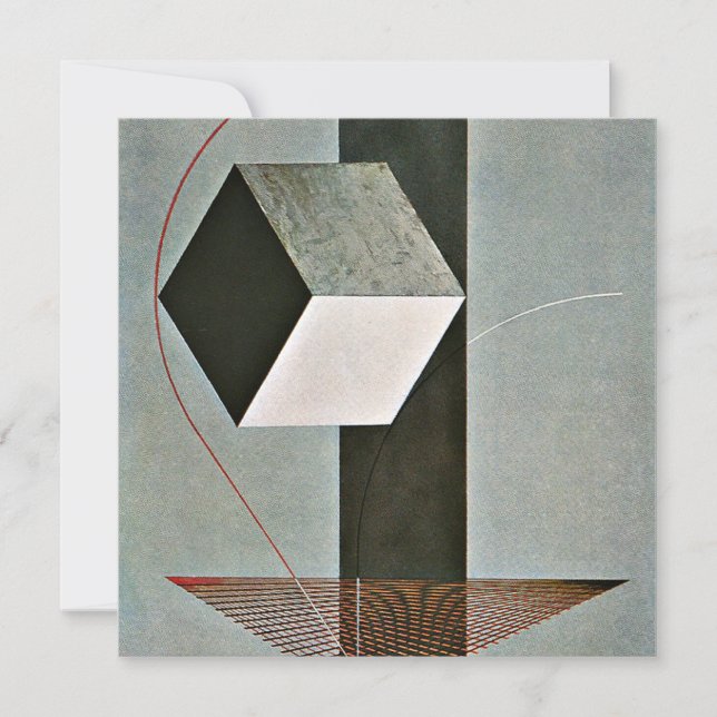 Proun 99, oeuvre abstraite de El Lissitzky (Devant)