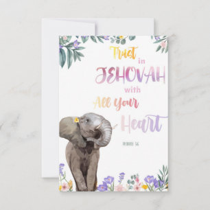 Proverbe 3:6 Faites confiance à l'Éternel avec tou