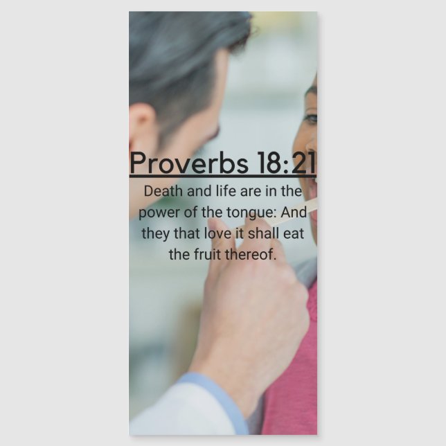 Proverbes 18:21 (Devant)