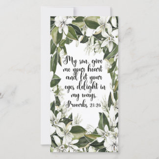 Proverbes 23:26, signet verset de la bible d'aquar