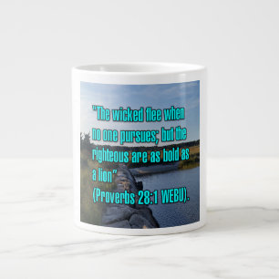 Proverbes 28:1 WEBU Mug