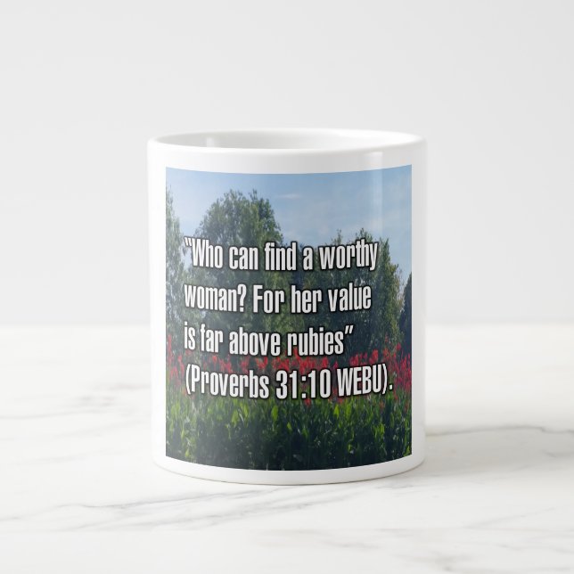 Proverbes 31:10 WEBU Mug (Devant)