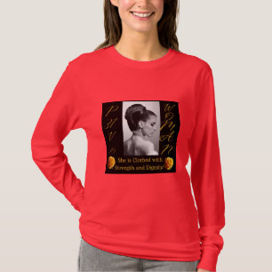Proverbes 31 Femme Rouge LONG-Sleeve T-Shirt
