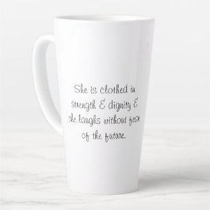 Proverbes 31 Latte Mug