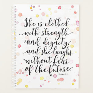 Proverbes 31 Plannière d'aquarelle pour femmes
