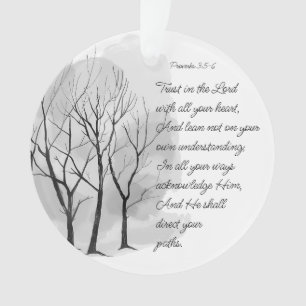 Proverbes 3:5-6 Ayez confiance dans le Seigneur