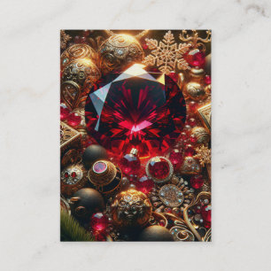 Proverbes 8:10-12 Cartes KJV - XMAS Ruby Wisdom