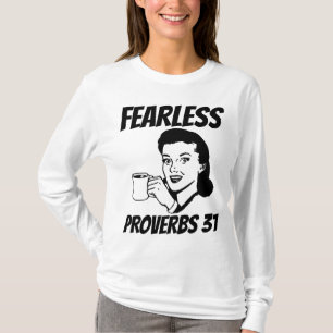 PROVERBES INCRAINTES 31 T-shirts RÉTRO FEMME