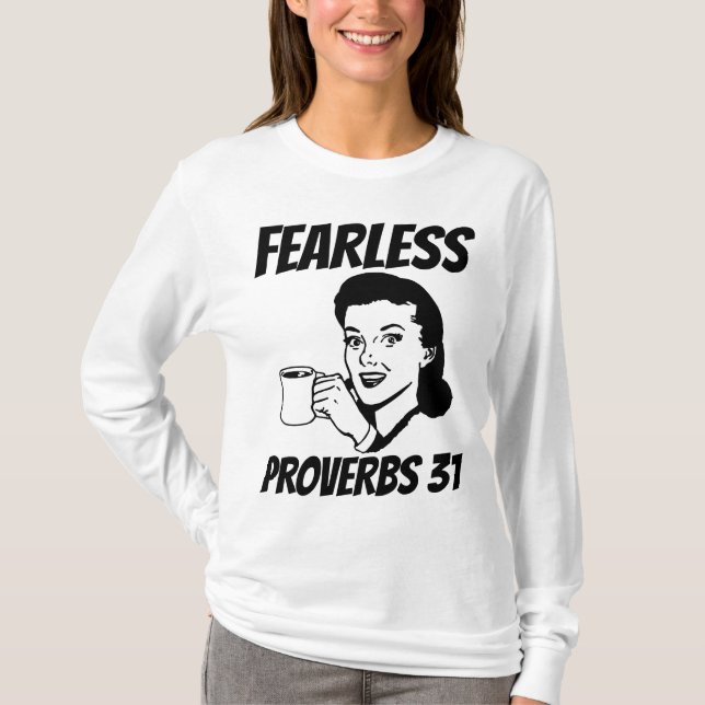 PROVERBES INCRAINTES 31 T-shirts RÉTRO FEMME (Devant)