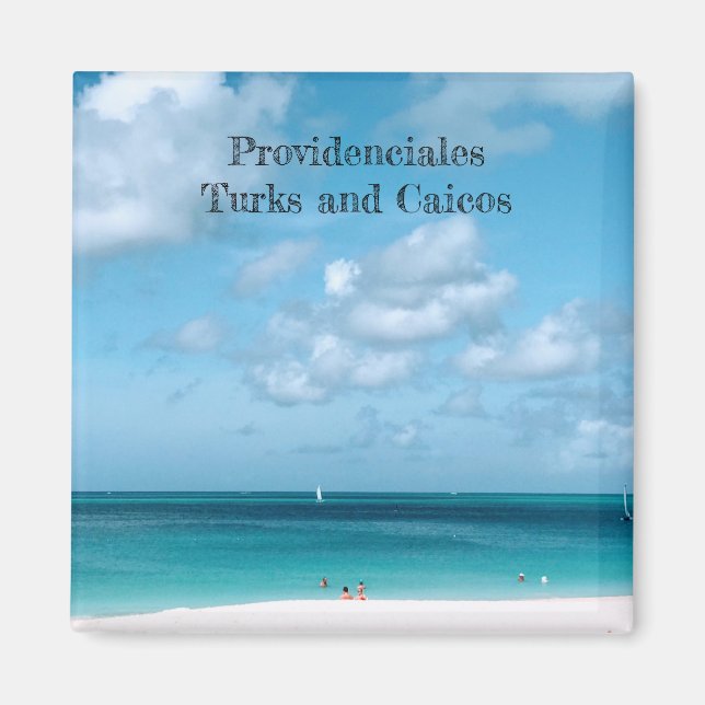 Providenciales, Turks and Caicos Island Magnet (Devant)