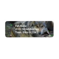 Prowling Wolf Mailing Étiquettes