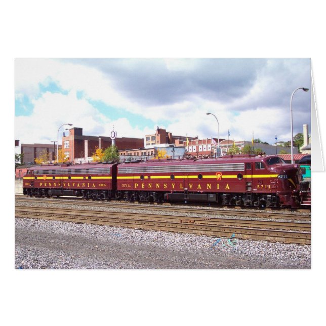 PRR E-8A(JTFS) 5809 et 5711 à Altoonia Railfest (Devant Horizontal)