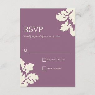 PRUNE & CITRON  DAMASK   RÉPONSE AU MARIAGE