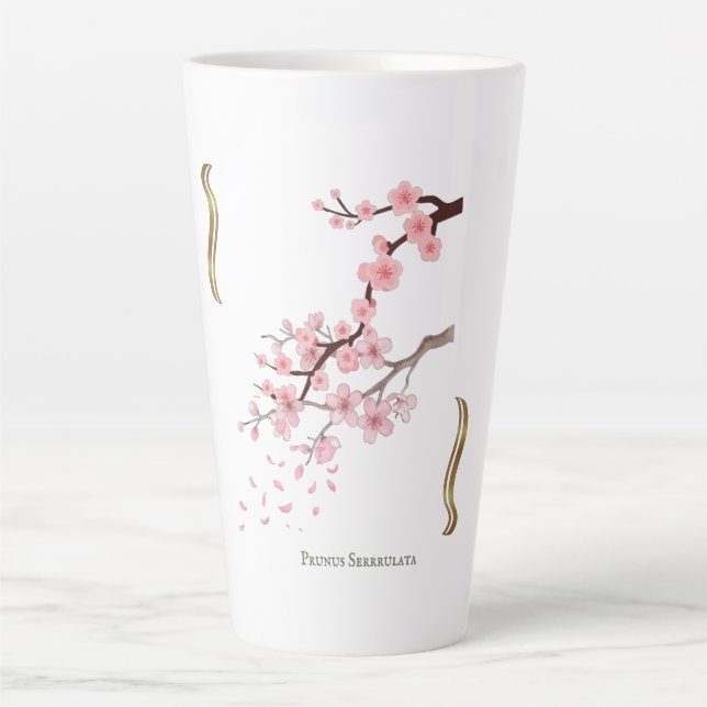 Prunus Serrulata tasse latte (Devant)