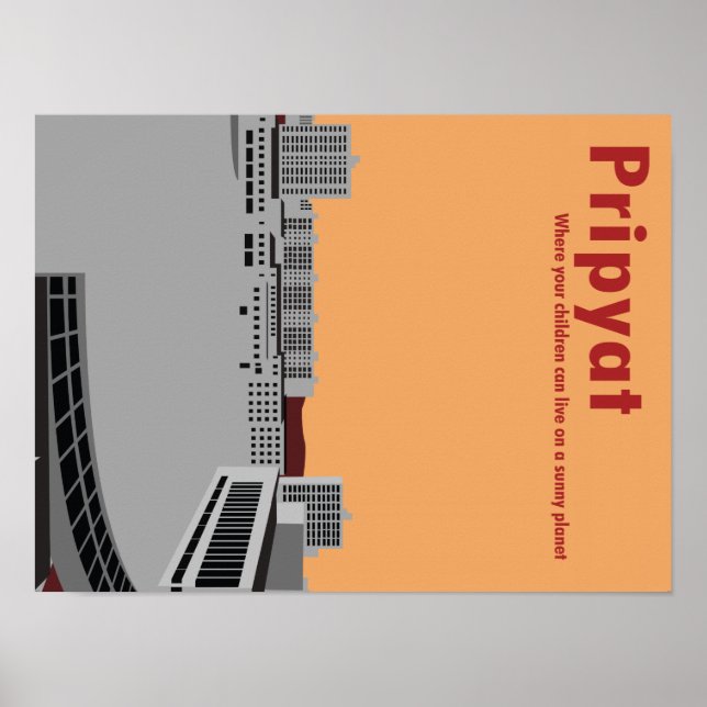 Prypyat Propaganda style poster (Devant)