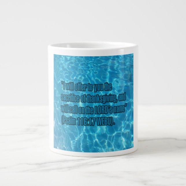 Psalm 116:17 WEBU Mug (Devant)
