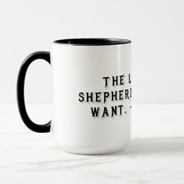 Psalm 23:1 Gift Mug (Gauche)
