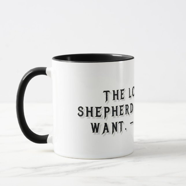 Psalm 23:1 Gift Mug (Gauche)