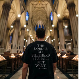 Psalm 23 T-Shirt | The Lord Is My Shepherd 