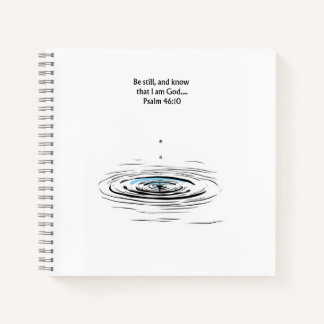 Psalm 46:10 Christian Journal | Scripture Notebook