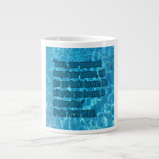 Psalm 79:13 WEBU Mug (Devant)