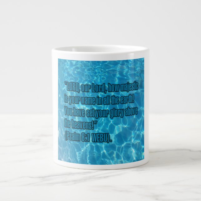 Psalm 8:1 WEBU Mug (Devant)