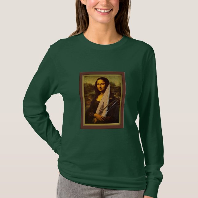 Psaltery Mona Lisa - T-shirt de dames (Devant)
