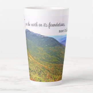 Psaume 104:5 Latte Mug