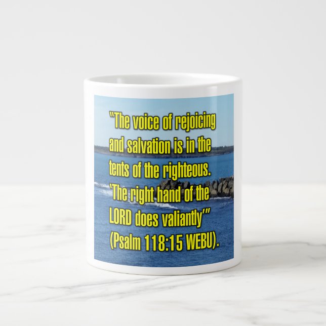 Psaume 118:15 WEBU Mug (Devant)