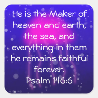 Psaume 146:6 Sticker Jellyfish rose