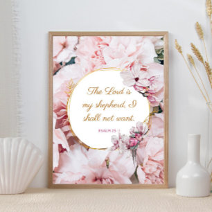Psaume 23 : 1 - Le Seigneur est mon Poster de Shep