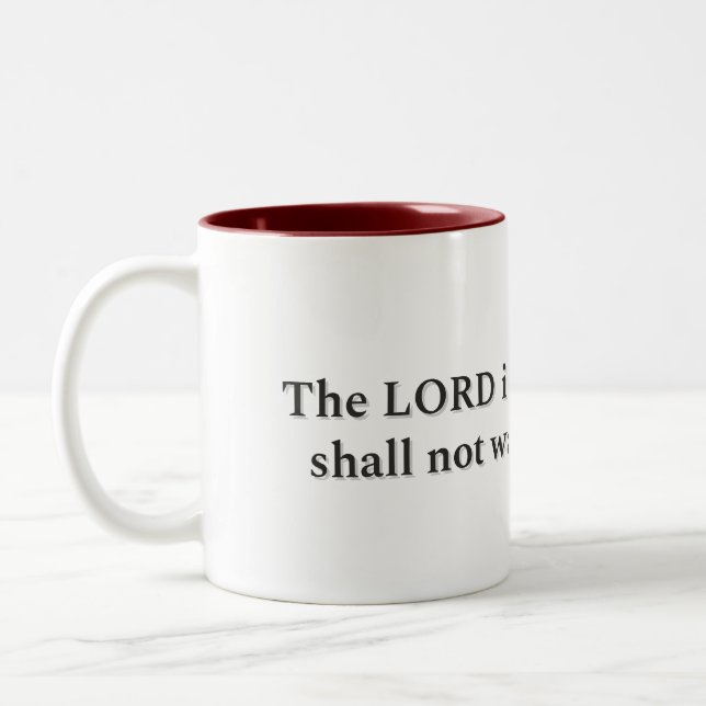Psaume 23:1, Mug cadeau (Gauche)