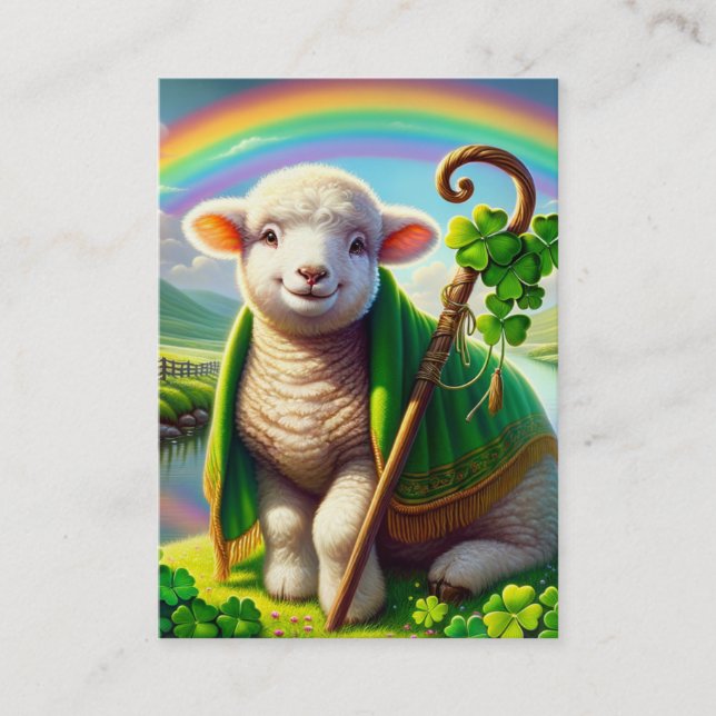 Psaume 23 KJV Cartes - Agneau Doux (Devant)
