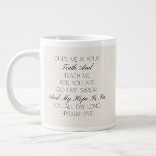 Psaume 25:5 Mug verset biblique Espoir