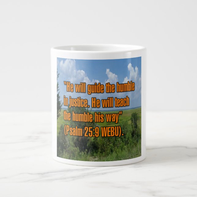 Psaume 25:9 WEBU Mug (Devant)