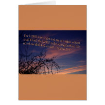 Psaume 27:1 à l'aube