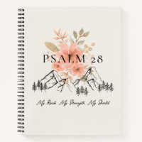 Psaume 28 Carnet spiral 8,5 x 11