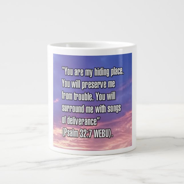 Psaume 32:7 WEBU Mug (Devant)