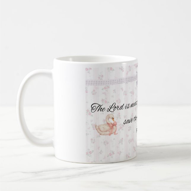 Psaume 34:18 Tasse coquette fidèle (Gauche)