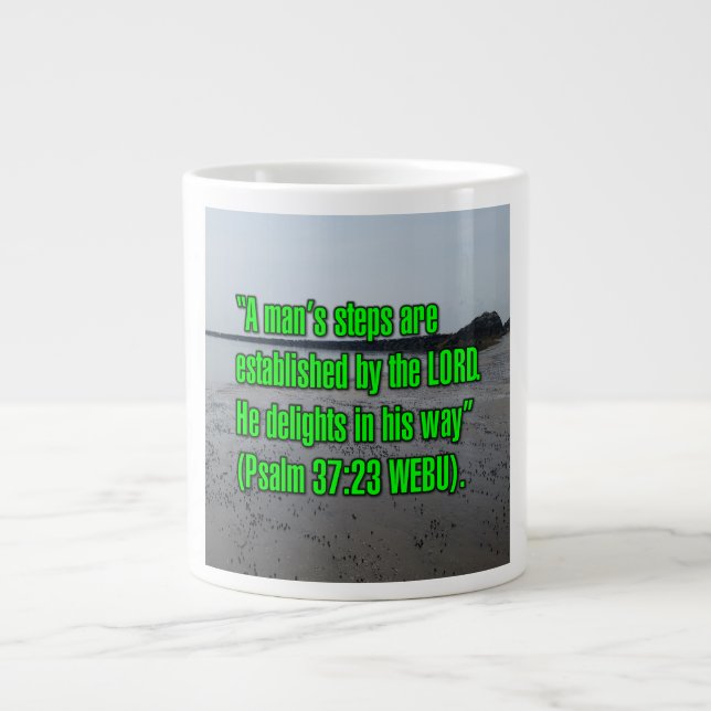 Psaume 37:23 WEBU Mug (Devant)