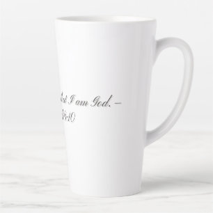 Psaume 46:10, Mug Latte Cadeau