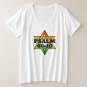 Psaume 46-10 - T-shirt taille plus pour femmes