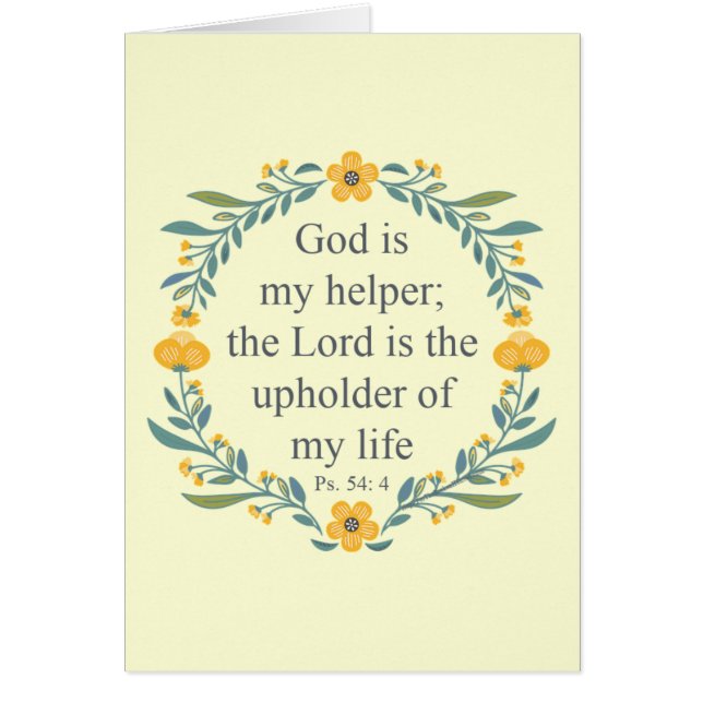 Psaume 54:4 (Devant)