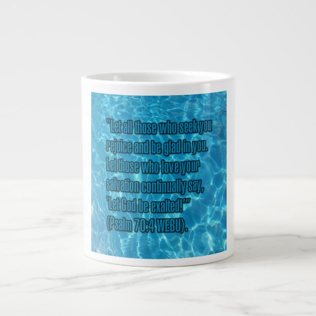 Psaume 70:4 WEBU Mug (Devant)